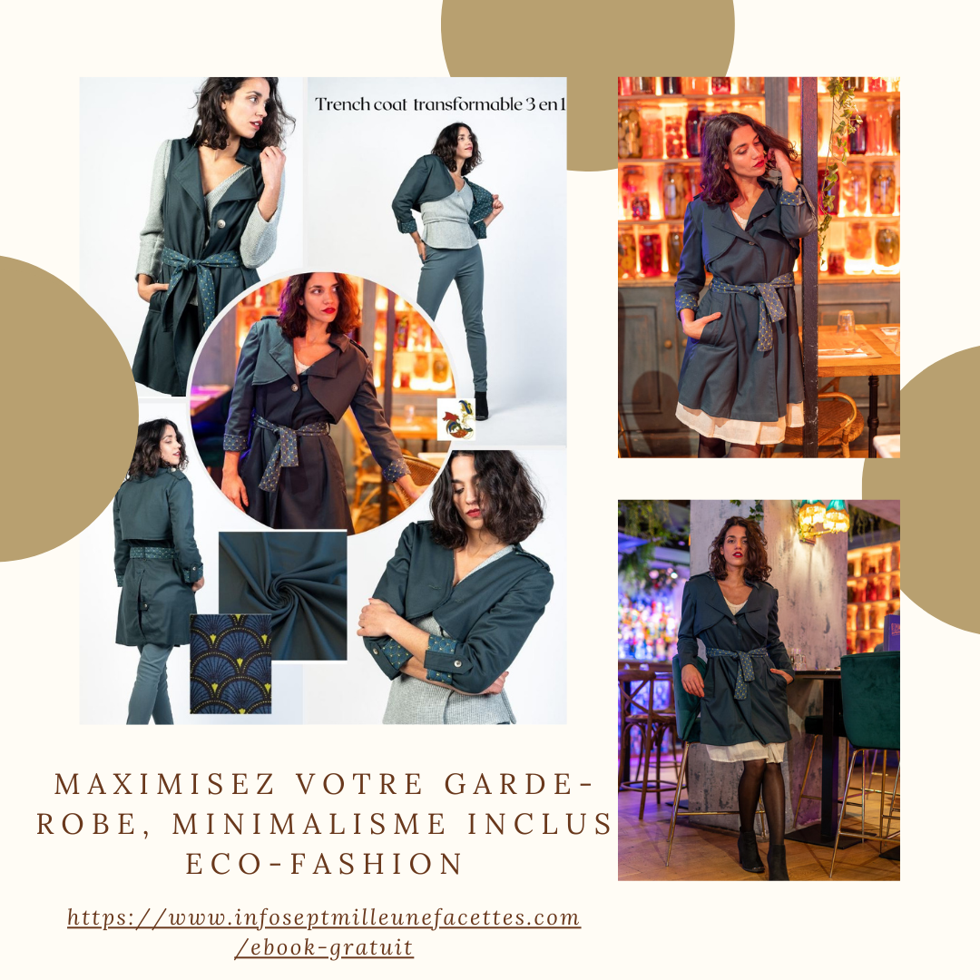 Trench Métamorphose 3 en 1 – Élégance Réinventée