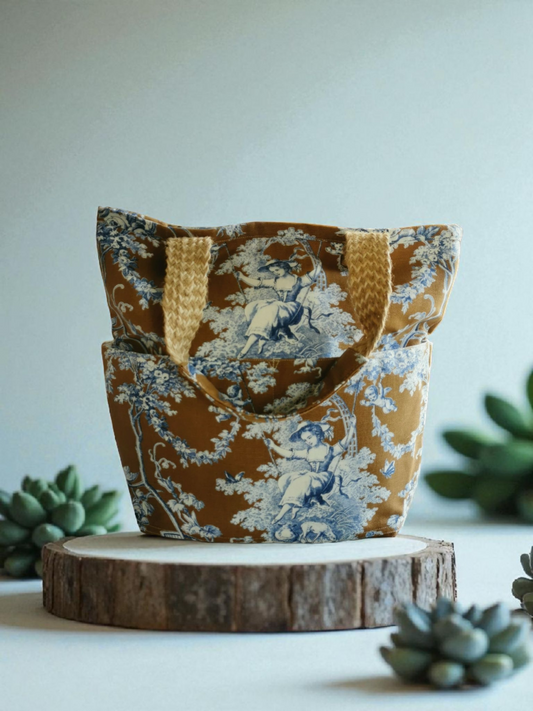 Tote Bag Toile de Jouy Français