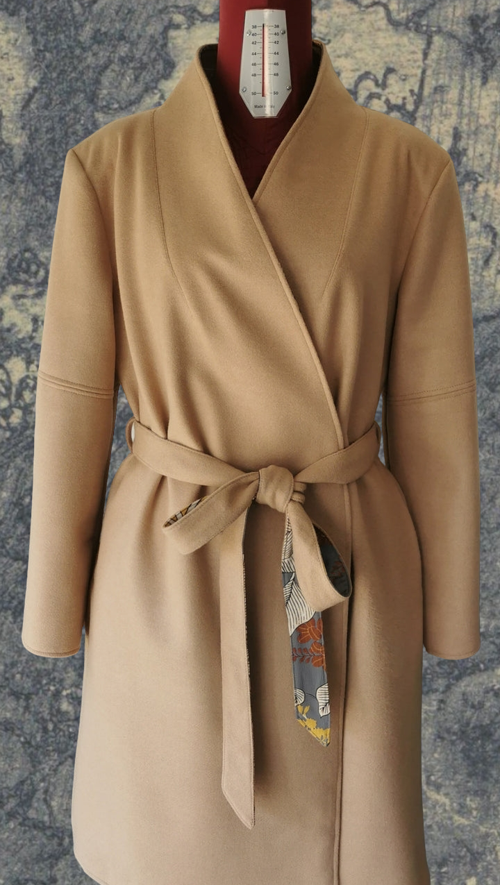 Reverso - Kimono Réversible en Cachemire