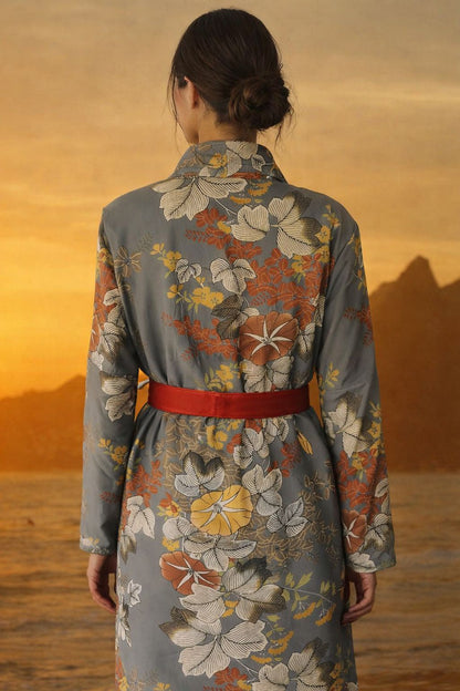 Reverso - Kimono Réversible en Cachemire