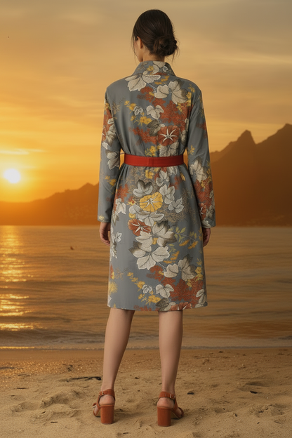 Reverso - Kimono Réversible en Cachemire