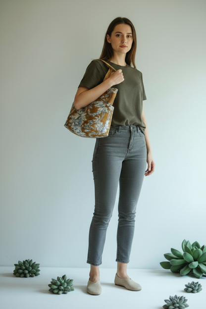 Tote Bag Toile de Jouy Français