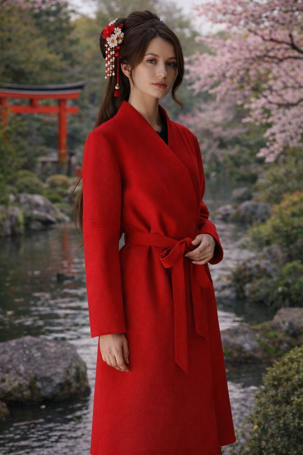 Reverso - Kimono Réversible en Cachemire