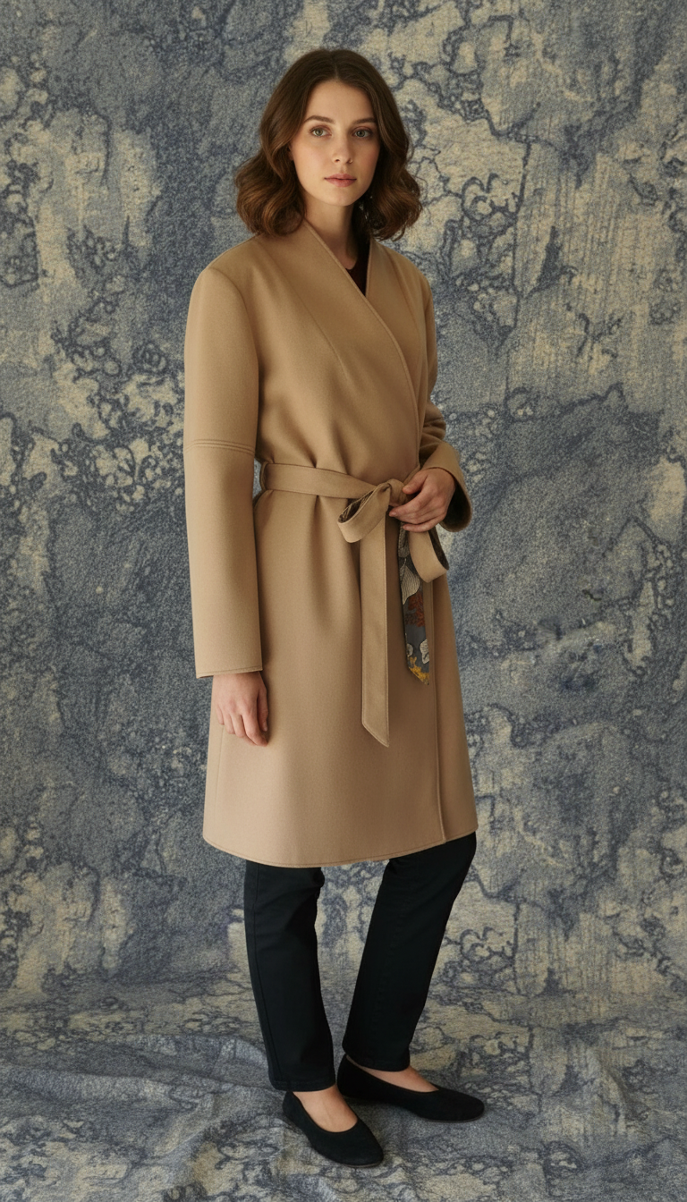 Reverso - Kimono Réversible en Cachemire