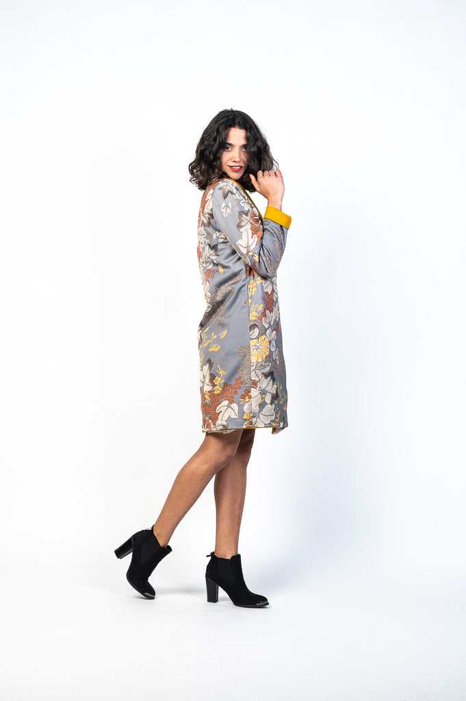 Reverso - Kimono Réversible en Laine Mérinos Foulée